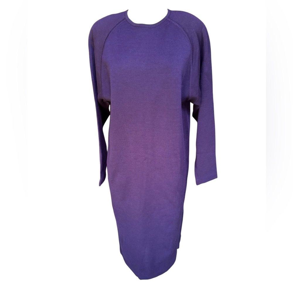 Deadstock 1980s Outlander, A Division of Leslie‎ Fay, Wool Blend Sweater Dress